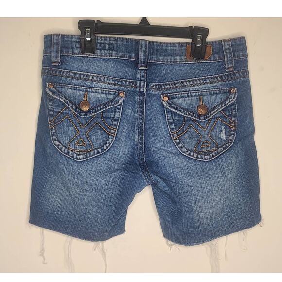 Vigoss denim blue jean cutoff shorts - 7 - Picture 4 of 8